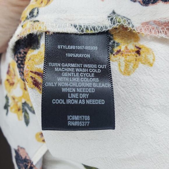 Sanctuary Bianca Floral Blouse Small - Picture 7 of 7